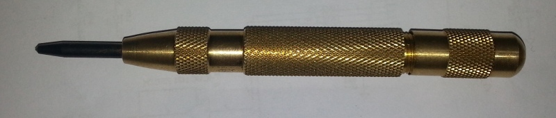 Assembled automatic center punch